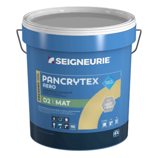 Seigneurie Pancrytex - Peinture Façade Haute Adhérence & Microporeuse - Fût de 15L Blanc
